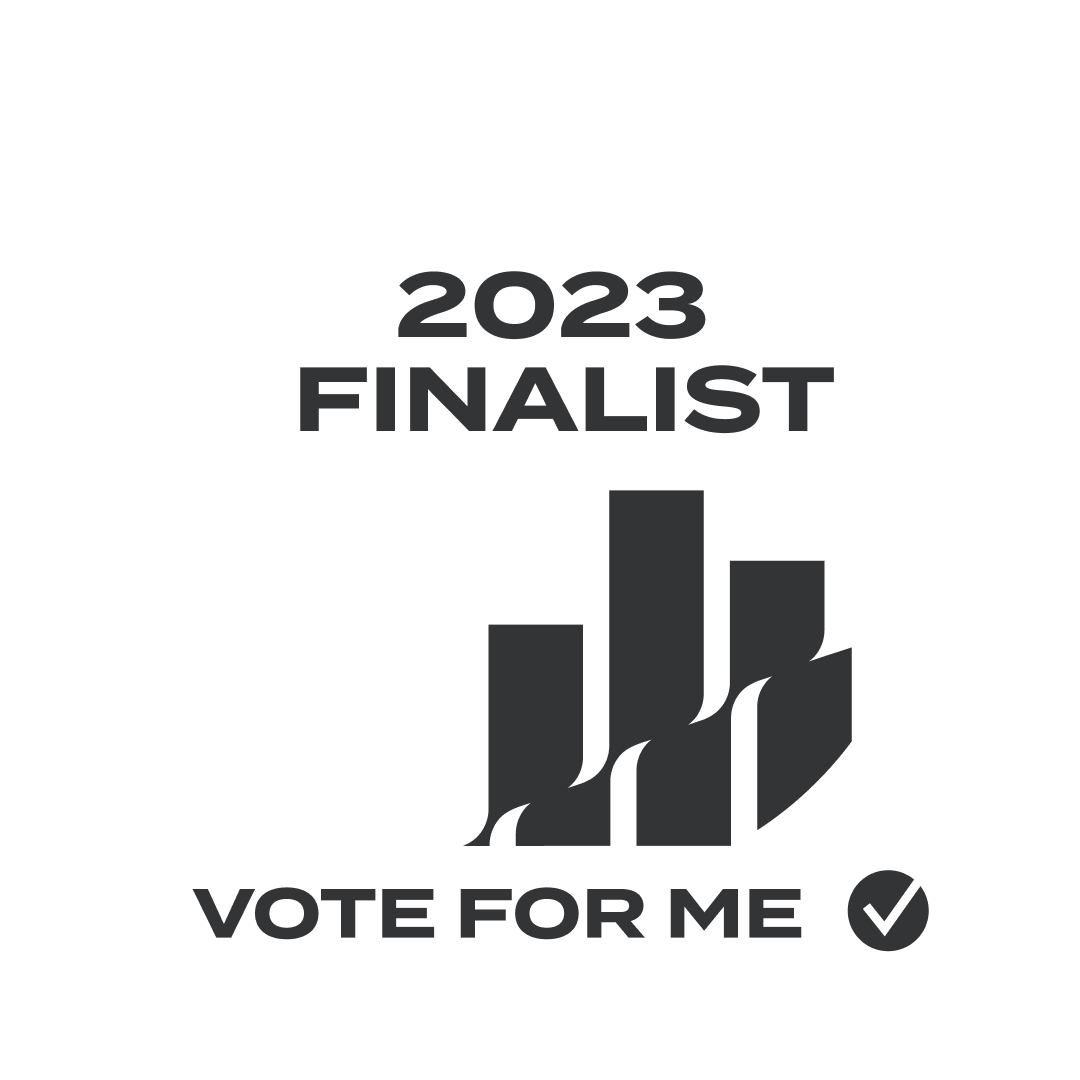 Signal Finalist Vote for me badge