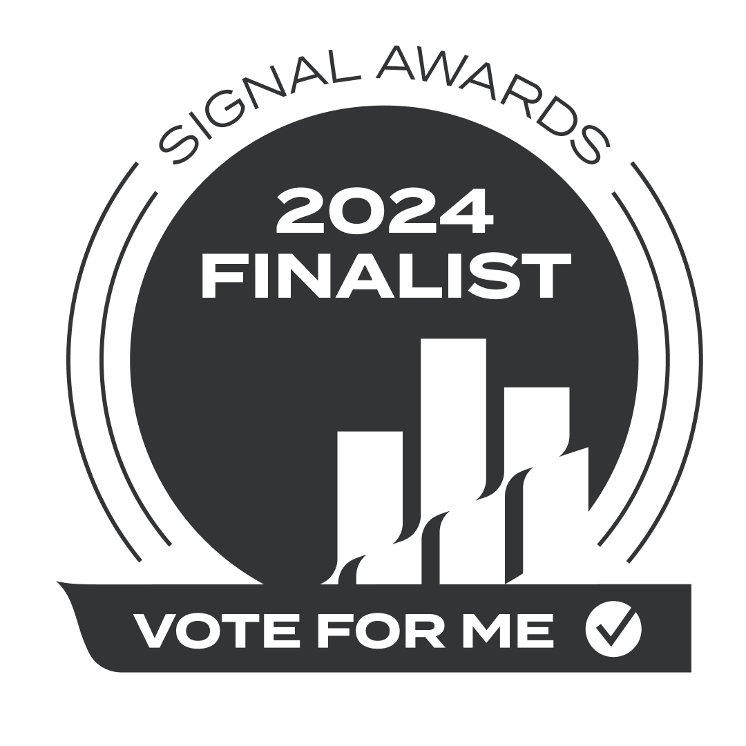 Signal Finalist \'Vote for Me\' Badge