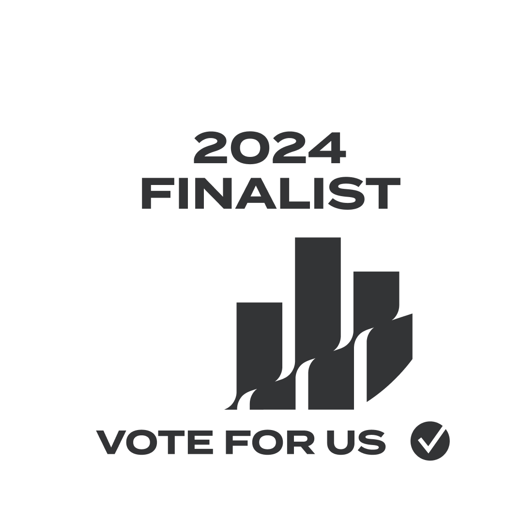 Signal Finalist \'Vote for Us\' Badge (inverted)