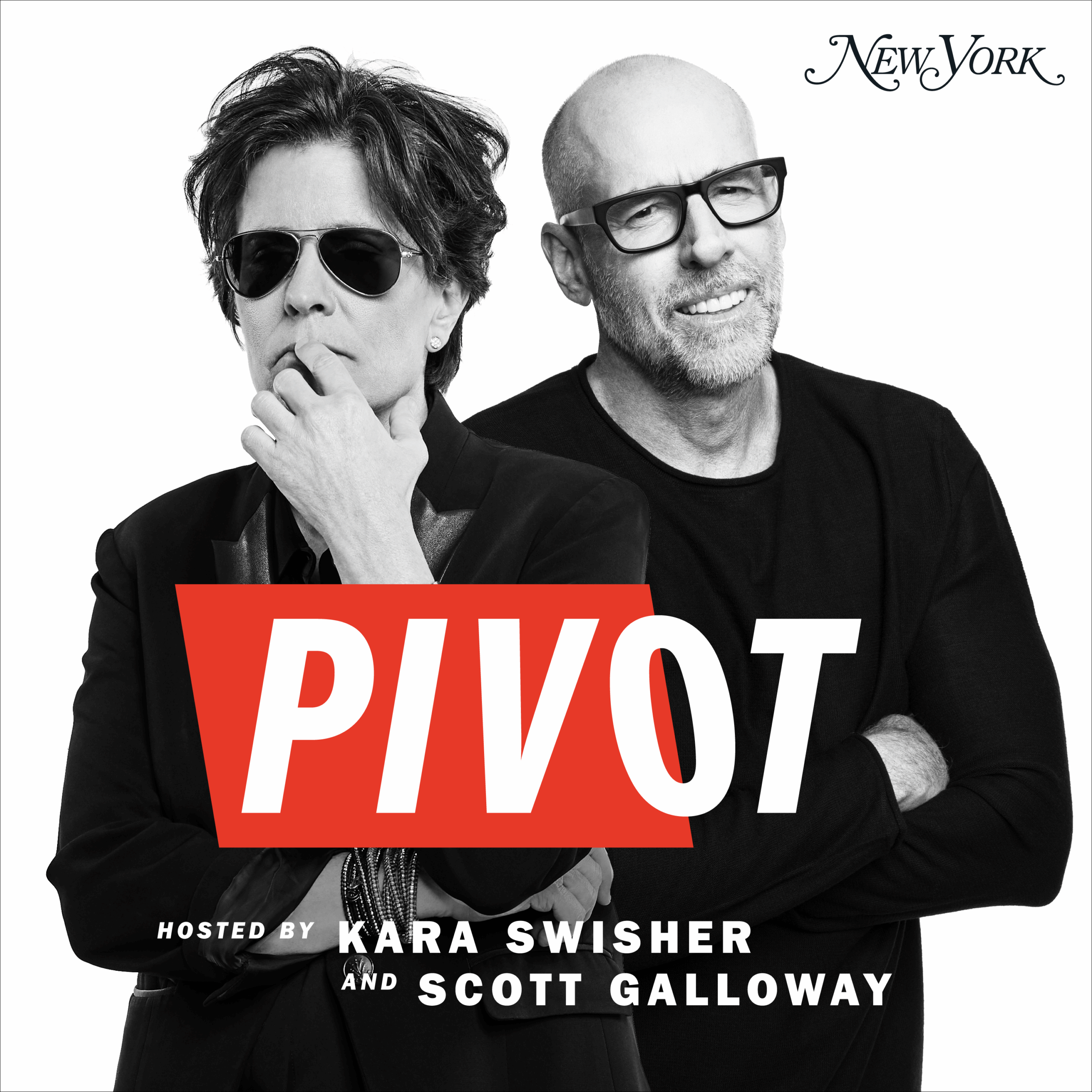 Screenshot of Kara Swisher and and Scott Galloway's Audio Promo